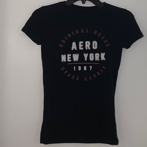 Aéropostale Black Short Sleeve Shirt